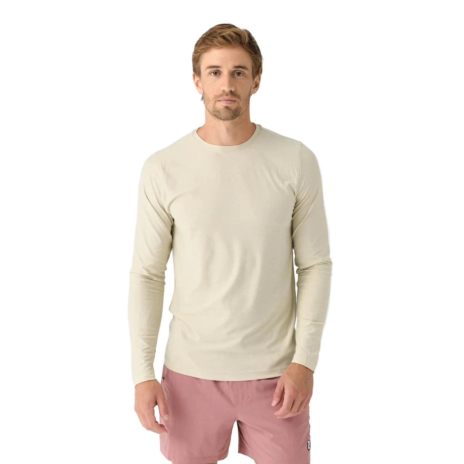 Men’s Long Sleeve Strato Tech Tee Vuori - HMR MUSHROOM