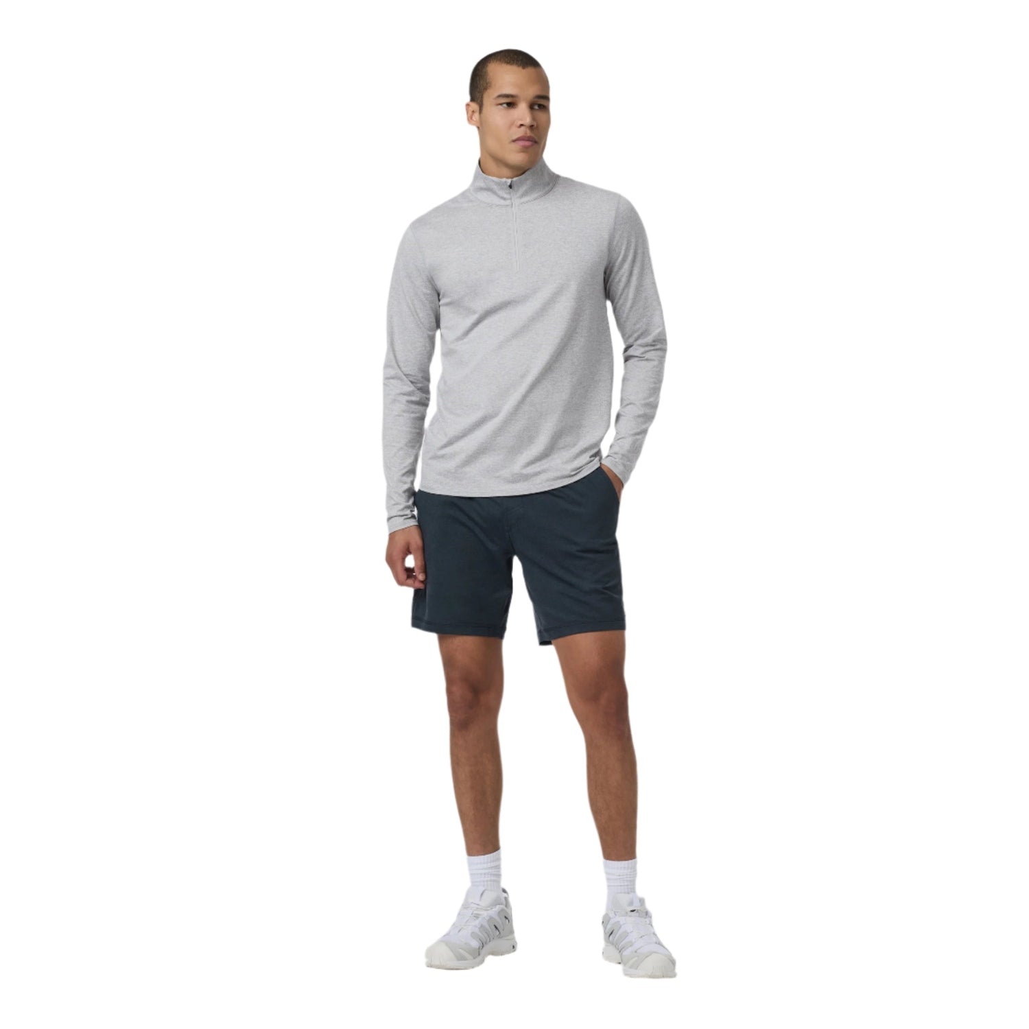 Men’s Ponto Half Zip Mock Neck Vuori