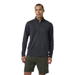Men’s Ponto Half Zip Mock Neck Vuori - HCC CHARCOAL HEATHER