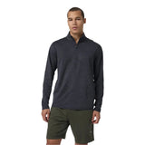 Men’s Ponto Half Zip Mock Neck Vuori - HCC CHARCOAL HEATHER