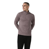 Men’s Ponto Half Zip Mock Neck Vuori - HHB HUCKLEBERRY