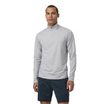 Men’s Ponto Half Zip Mock Neck Vuori - LHG LIGHT HEATHER