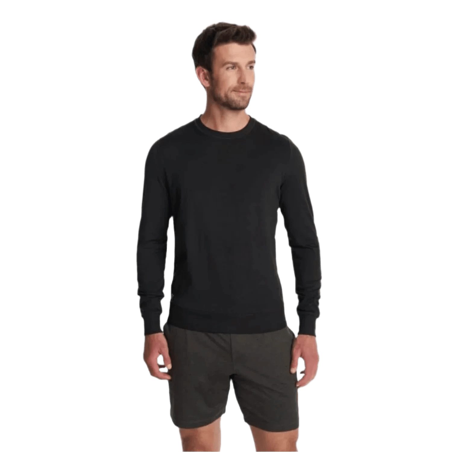 Men’s Ponto Performance Crew Vuori - HBK BLACK HEATHER / S