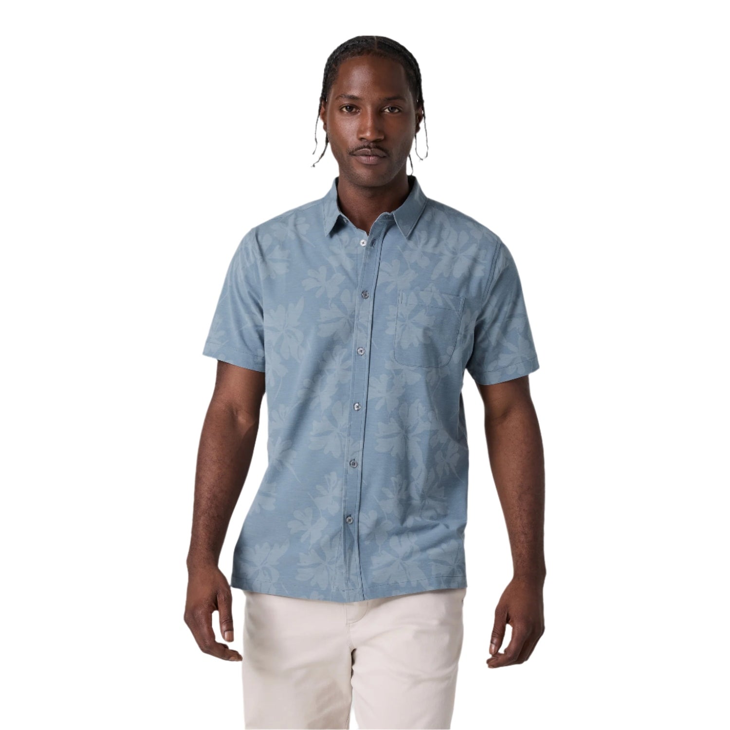 Men’s Short Sleeve Bridge Button Down Vuori - DBP DUSTY