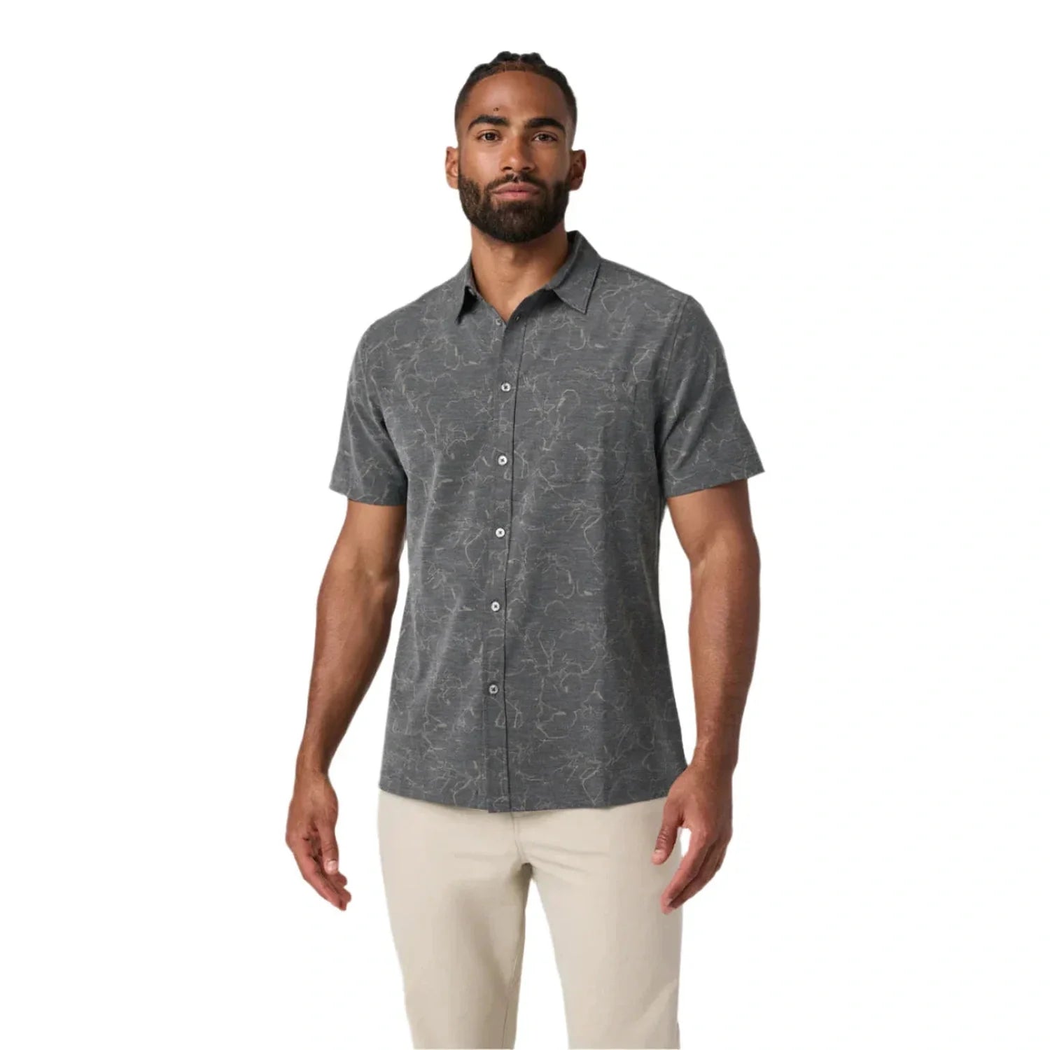 Men’s Short Sleeve Bridge Button Down Vuori - RDW ROOT