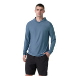 Men’s Strato Tech Hoodie Vuori - HPB POOL BLUE HEATHER / S
