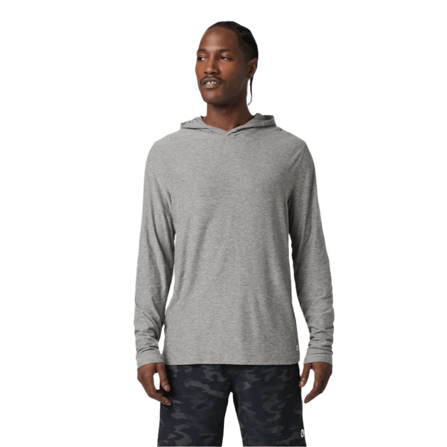 Men’s Strato Tech Hoodie Vuori - HTG HEATHER GREY / S