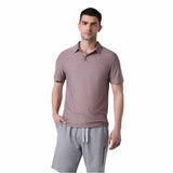 Men’s Strato Tech Polo Vuori - HKB DARK UMBER HEATHER / S