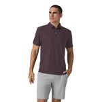 Men’s Strato Tech Polo Vuori - HRA RAISIN HEATHER / S