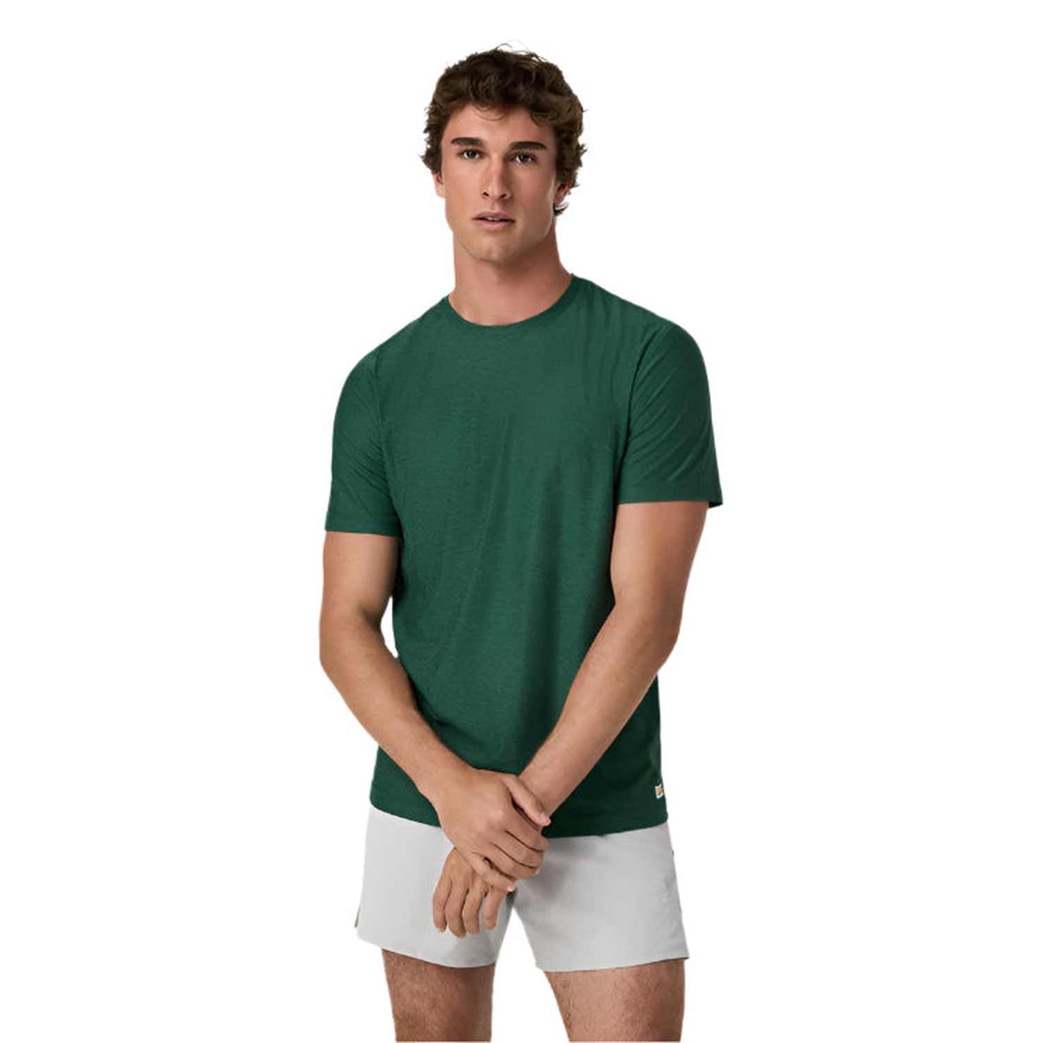 Men’s Strato Tech Tee Vuori - HVR VIRIDIAN HEATHER / S
