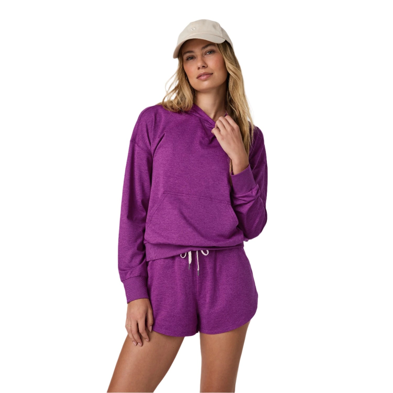 Women’s Halo Modern Pullover Hoodie Vuori - HMN MAGENTA