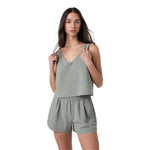 Women’s Villa Textured Crop Tank Vuori - LAU LAUREL / XS