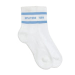 Women’s Logo Stripe Quarter Sock Splits59 - WHITE|SKYLIGHT