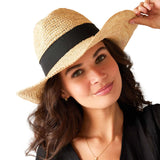 Women’s Seagrove Straw Hat | Black MERSEA