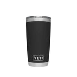 Rambler 20 oz Tumbler with Magslider Lid YETI - BLACK