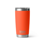 Rambler 20 oz Tumbler with Magslider Lid YETI - PAPAYA