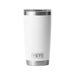 Rambler 20 oz Tumbler with Magslider Lid YETI - WHITE