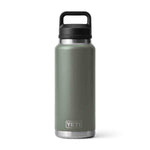 Rambler 36 oz Bottle with Chug Cap YETI - CAMP GREEN
