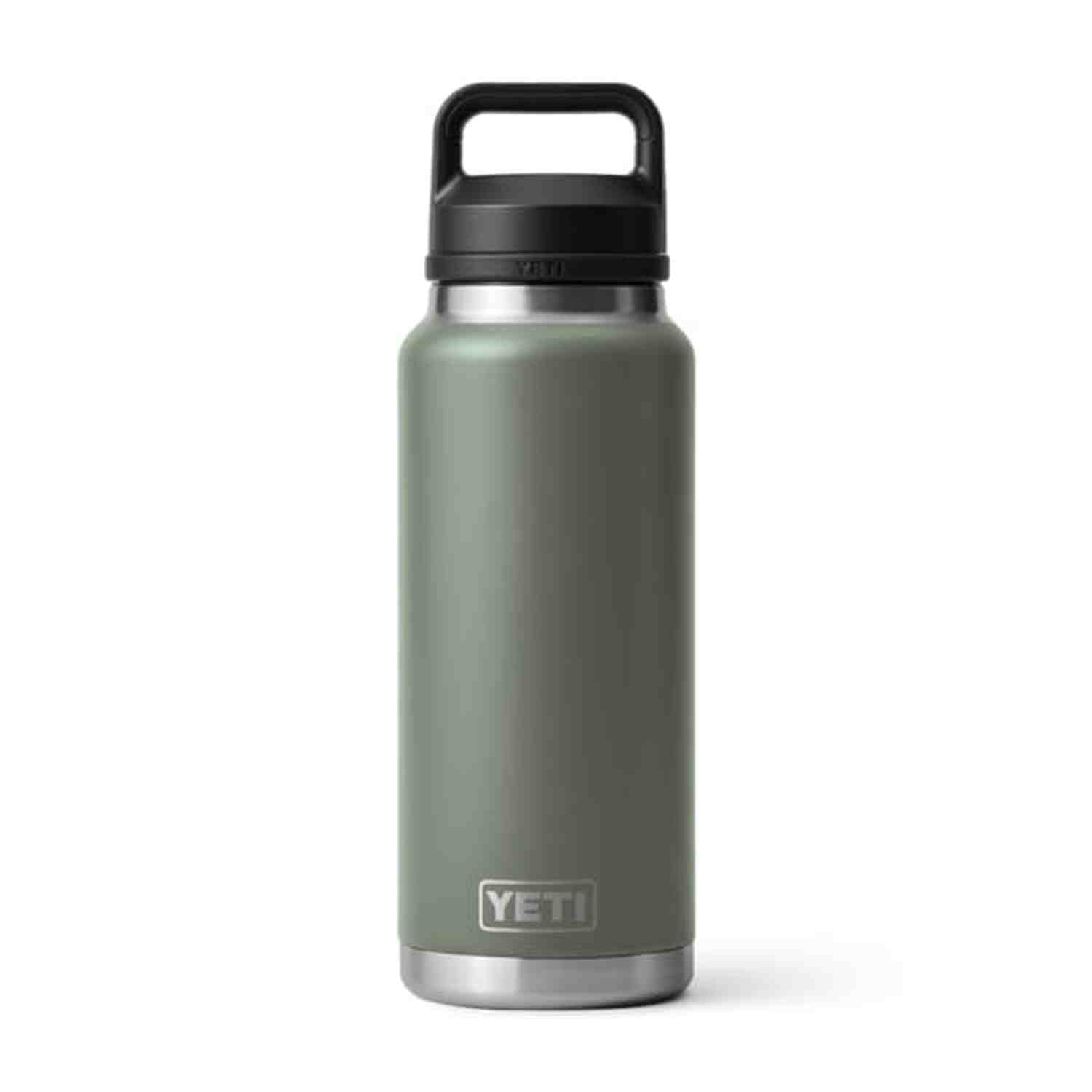 Rambler 36 oz Bottle with Chug Cap YETI - CAMP GREEN