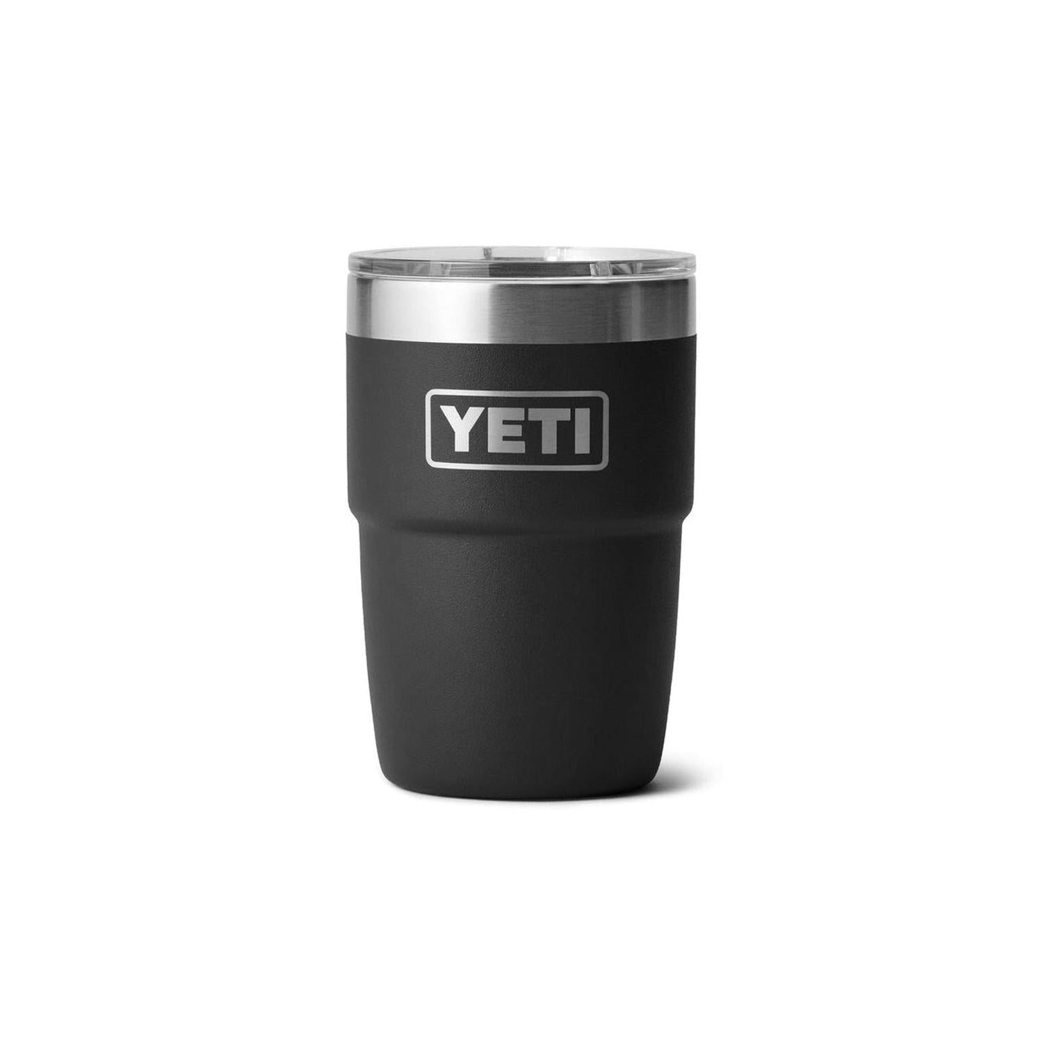 Rambler 8 oz Stackable Cup with Magnetic Slider YETI - BLACK