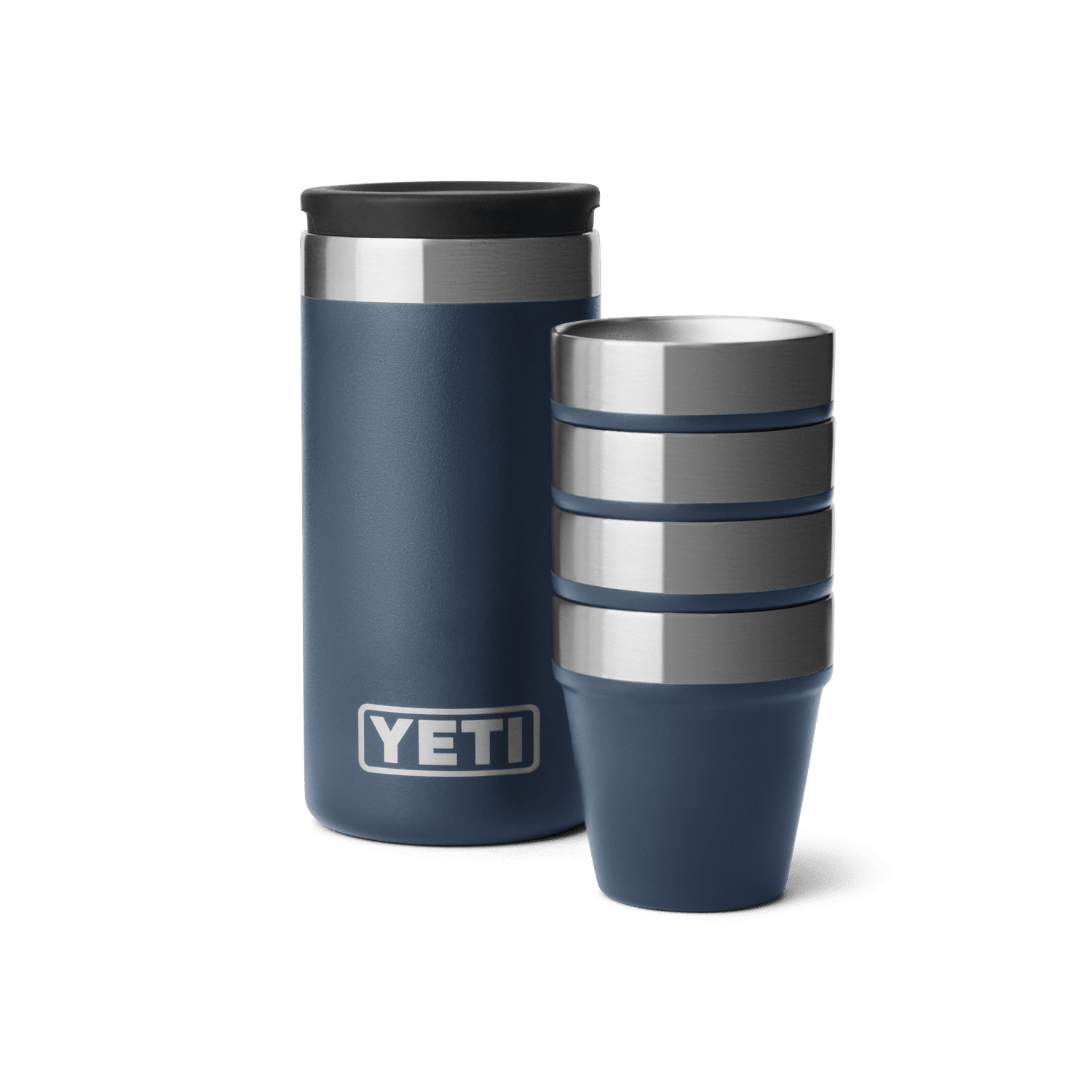YETI Shot Glasses & Case - NAVY