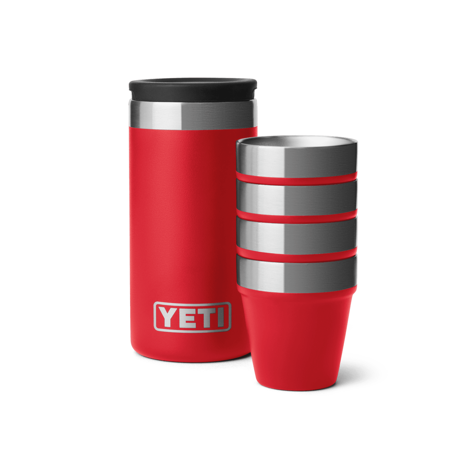 YETI Shot Glasses & Case - RESCUE RED
