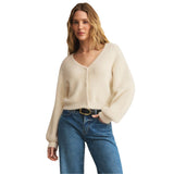 Women’s Sadira Fluffy Cardigan Z Supply - WRW WARM WHITE / S