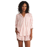 Women’s The Perfect Linen Top Z Supply - CBA CABANA RED / XS