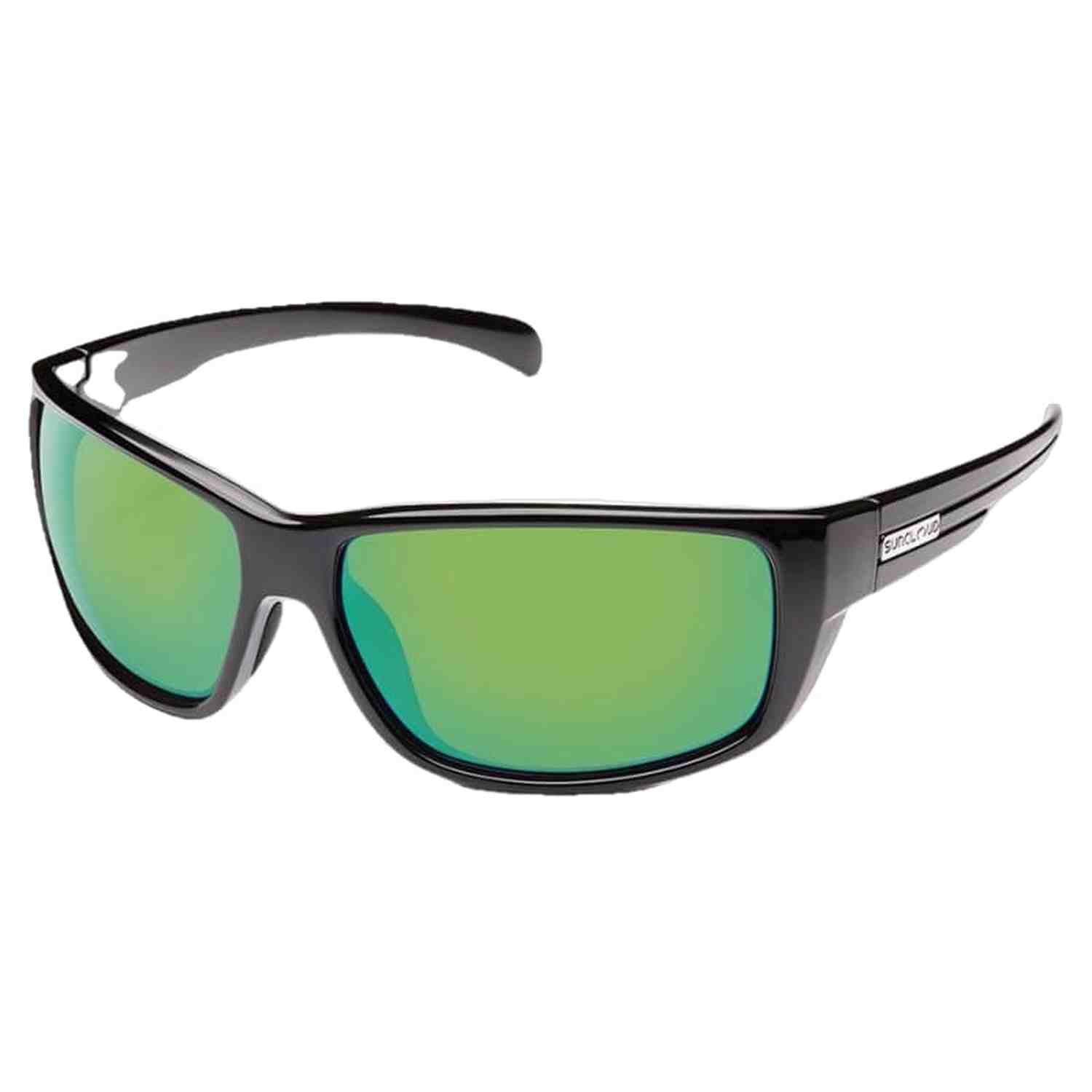 Milestone Suncloud Optics - BLACK / GREEN MIRROR