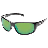 Milestone Suncloud Optics - BLACK / GREEN MIRROR
